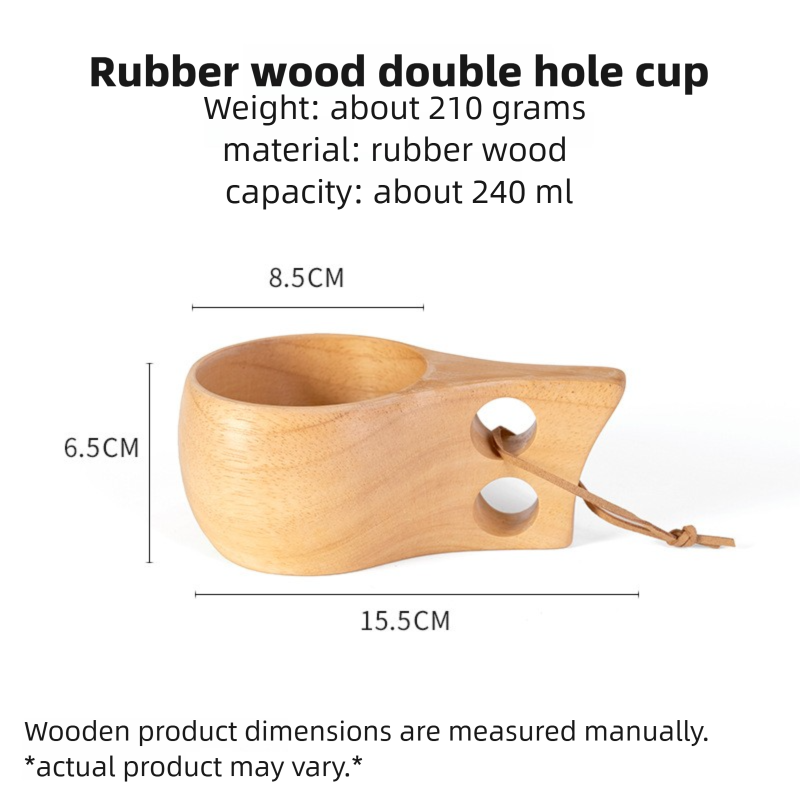 DIY walnut wood milk cup, acacia wood salad cup, solid wood creative mug with handle, coffee cup-Lovesyouforever