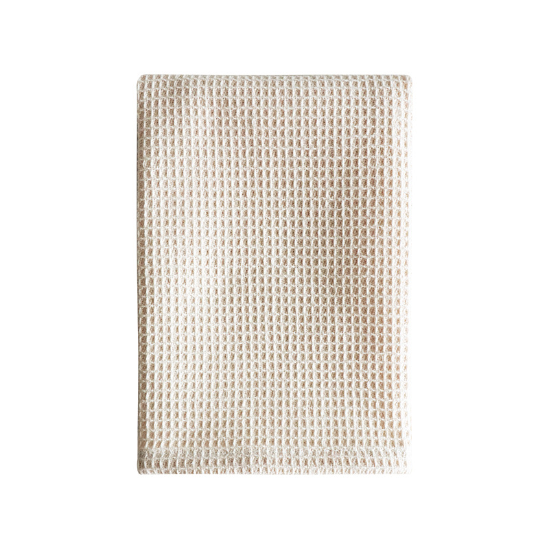 100% cotton plain waffle dish towel, pineapple grid cleaning cloth, kitchen cleaning cloth, suitable for cross-border labeling-Lovesyouforever
