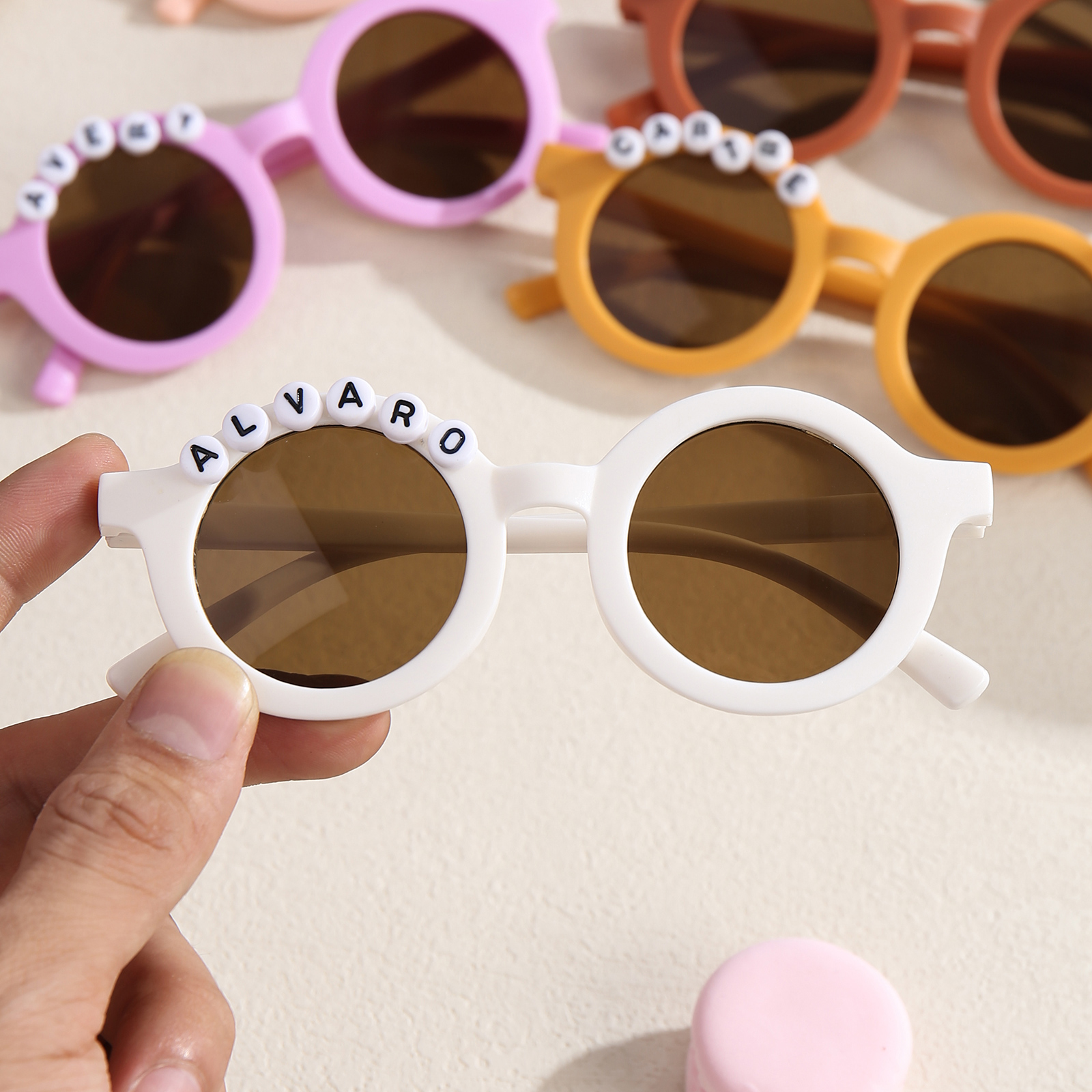 Sunglasses Personalized First 1 Name Gift for Children-Lovesyouforever
