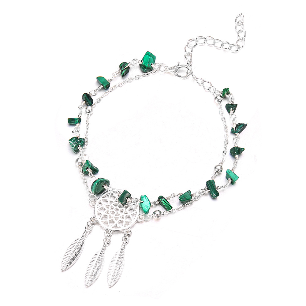 Bohemia Anklet Summer Beach Accessories Double Layer Anklet-Lovesyouforever