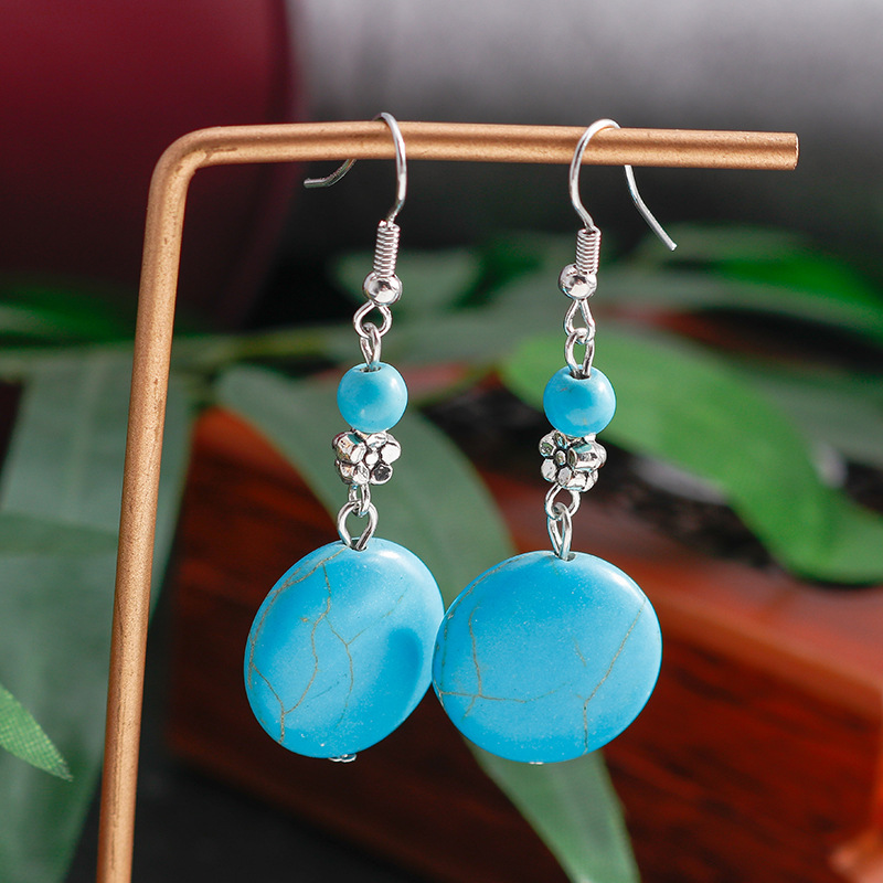 Blue Earrings Cute Boho Beach Earrings for Women Girls-Lovesyouforever
