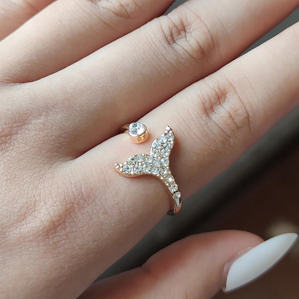 Delicate Fishtail Pearl Ring For Woman-Lovesyouforever
