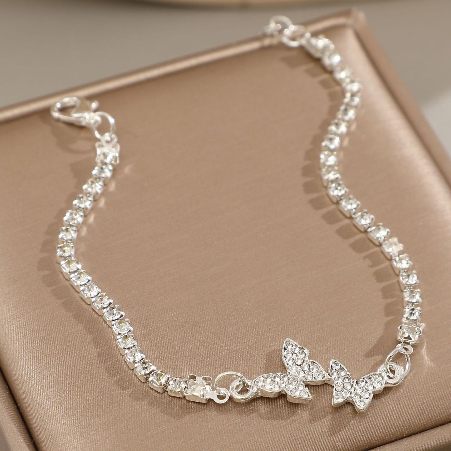 Butterfly Pendant Ankle Bracelet for Women-Lovesyouforever