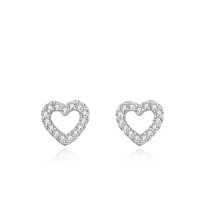 925 Silver Heart Earrings for Women-Lovesyouforever