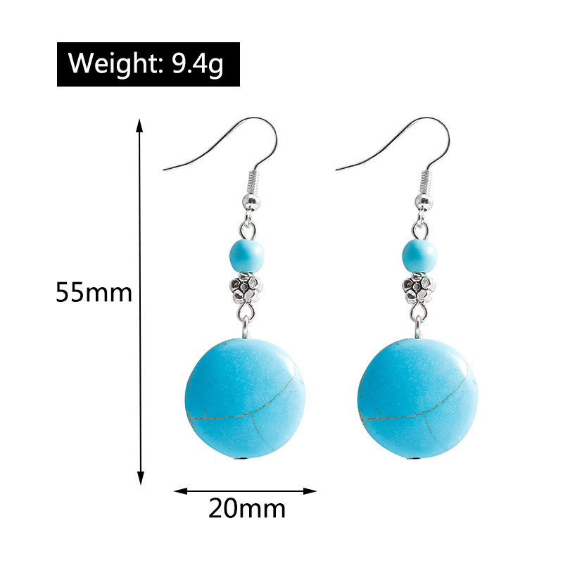 Blue Earrings Cute Boho Beach Earrings for Women Girls-Lovesyouforever