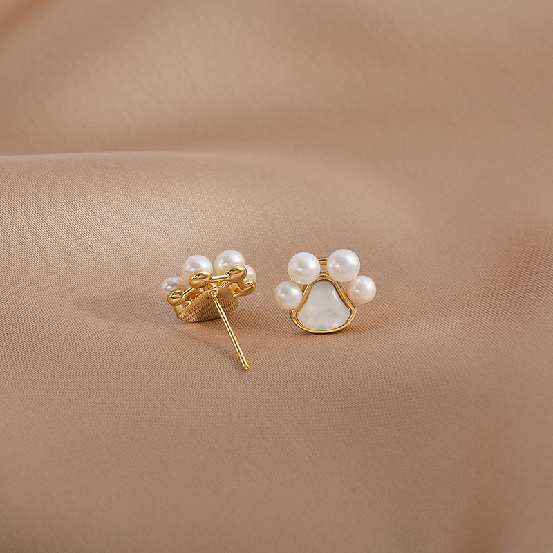 Cat Claw Pearl Earrings For Woman-Lovesyouforever