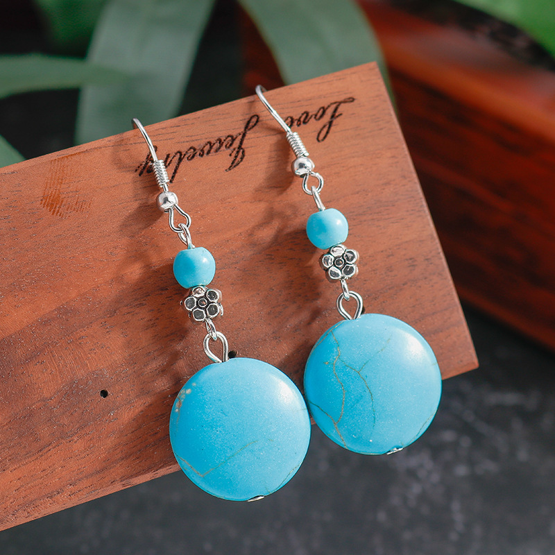 Blue Earrings Cute Boho Beach Earrings for Women Girls-Lovesyouforever