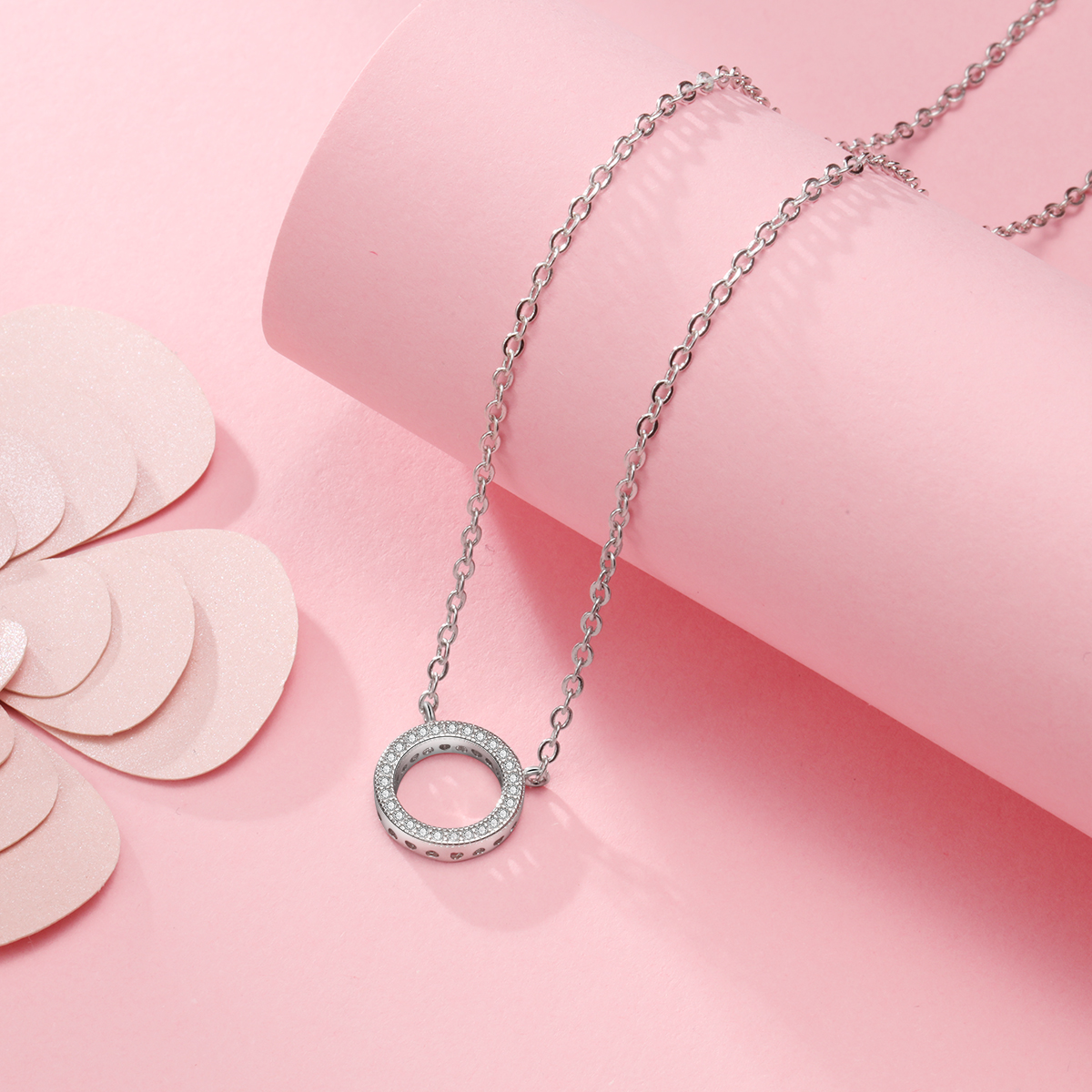 Round Pendant Necklace for Women-Lovesyouforever