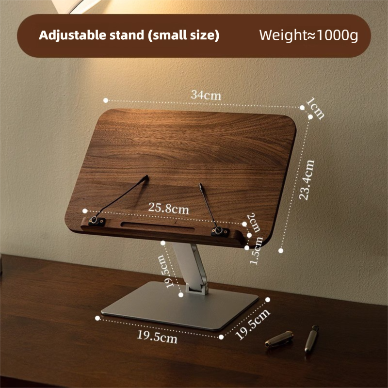 Solid wood reading stand, bookshelf, children's picture book desktop adjustable multi-functional reading support stand-Lovesyouforever