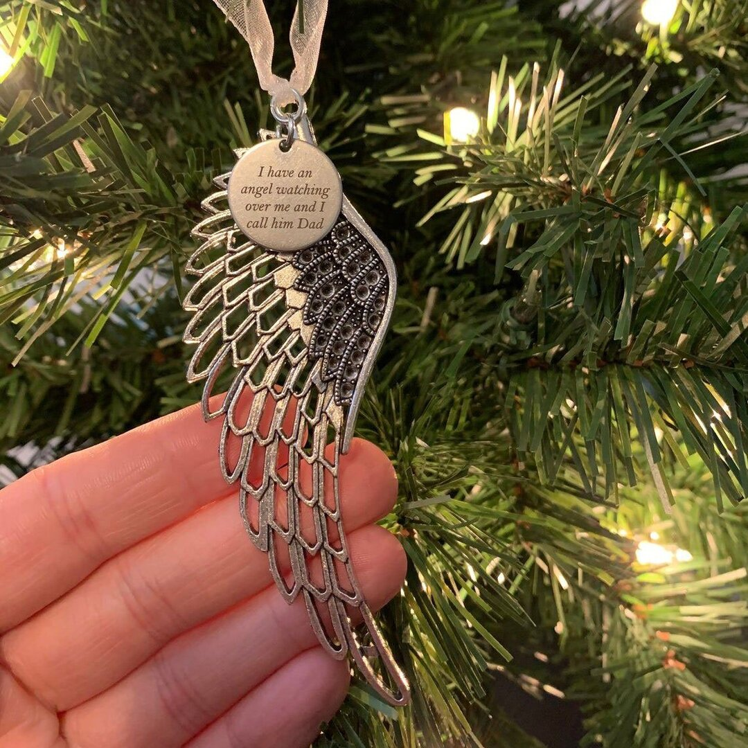 Angel Christmas Decorations for Home Pendant Angel Wings Family Tree-Lovesyouforever