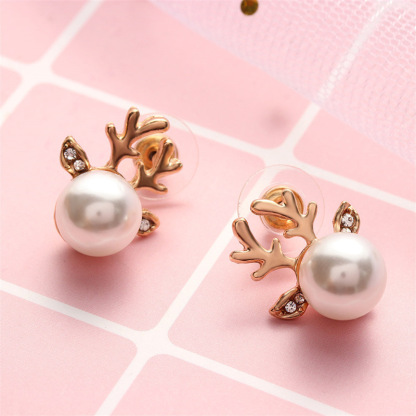 Exquisite Antlers Christmas Earrings for Woman for Girls-Lovesyouforever