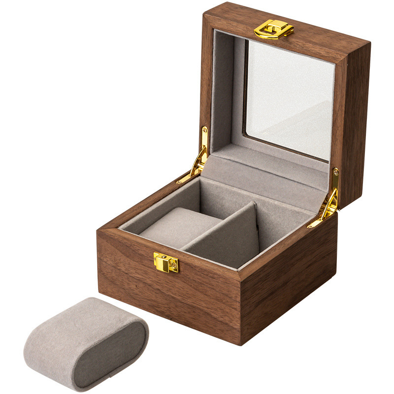 Watch storage box for home use, solid wood collection box for men and women to display watches, high-end and exquisite, a gift for men-Lovesyouforever