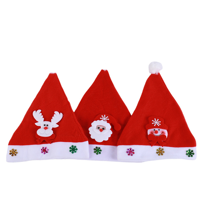 Light-Up Santa Claus Christmas Hat Festive Holiday Headwear Family Christmas Gift-Lovesyouforever