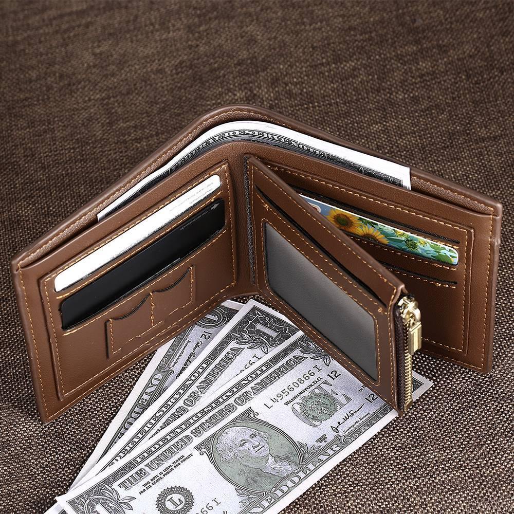 Photo Engraved Wallet Gift for Men-Lovesyouforever