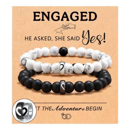Matching Couple Ring Bracelets Gifts for Lover-Lovesyouforever