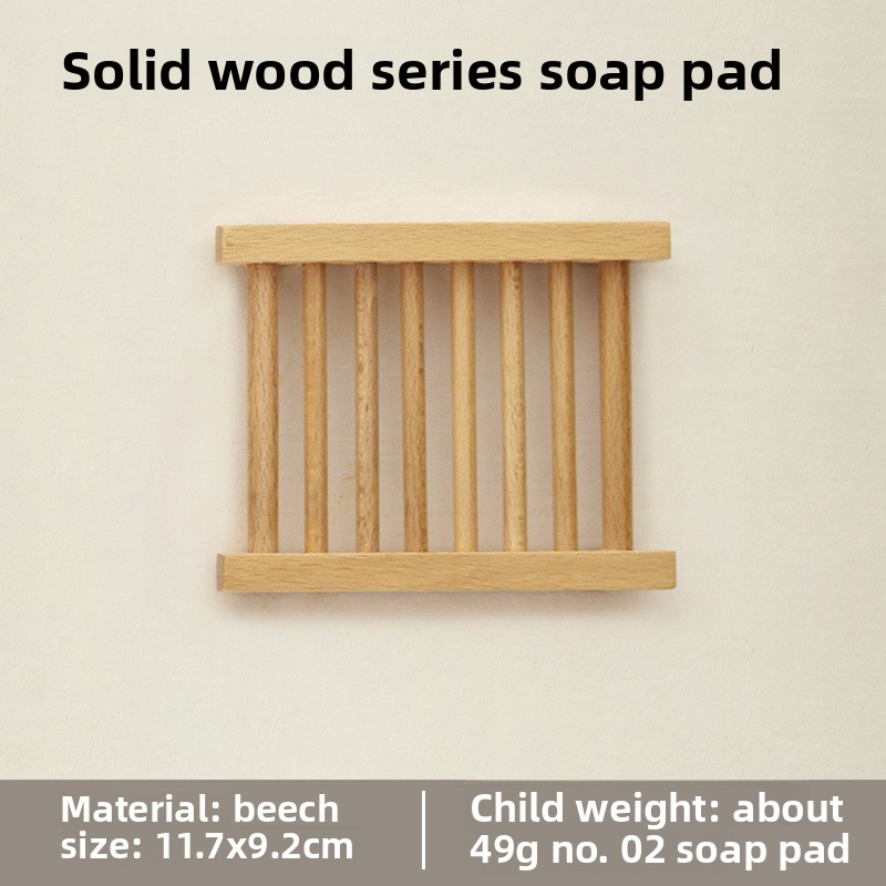 Exquisite beech and black walnut wood soap dish, handmade soap holder, Japanese-style draining double-layer wooden soap tray-Lovesyouforever
