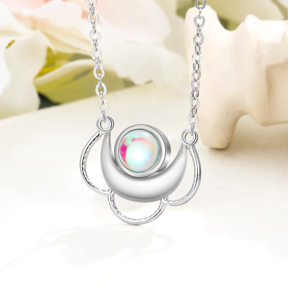 Moonstone Pendant Necklace for Women-Lovesyouforever