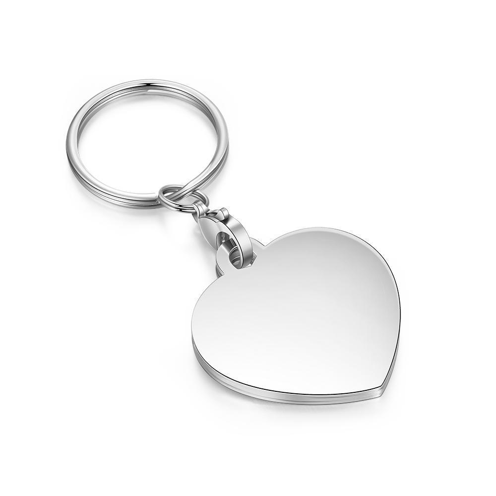 Personalized Photo Keychain BOYFRIEND Gift With Charm-Lovesyouforever