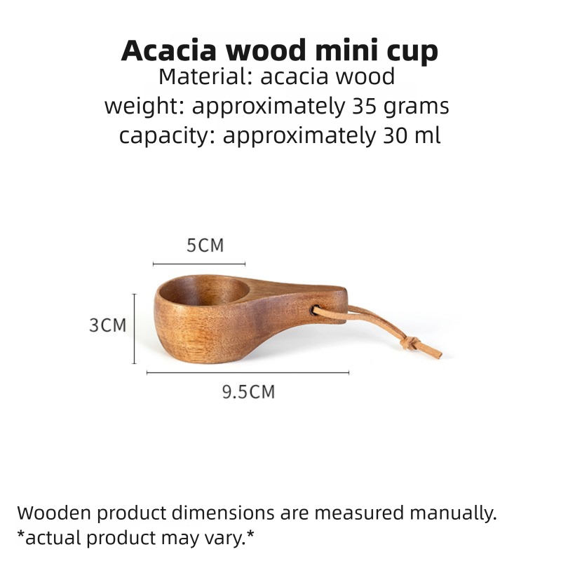 DIY walnut wood milk cup, acacia wood salad cup, solid wood creative mug with handle, coffee cup-Lovesyouforever