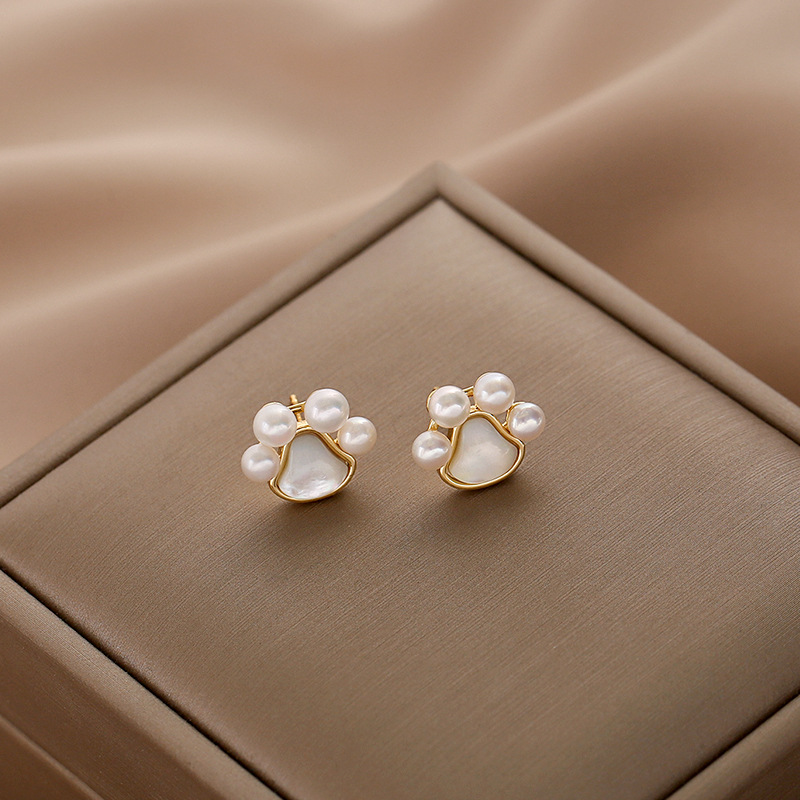 Cat Claw Pearl Earrings For Woman-Lovesyouforever