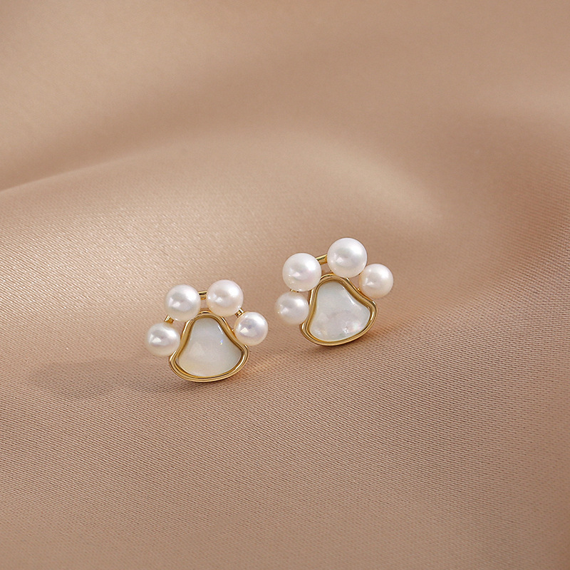 Cat Claw Pearl Earrings For Woman-Lovesyouforever