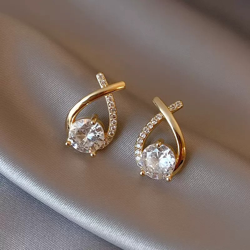 Exquisite S925 Silver Diamond Earrings for Woman for Girls-Lovesyouforever