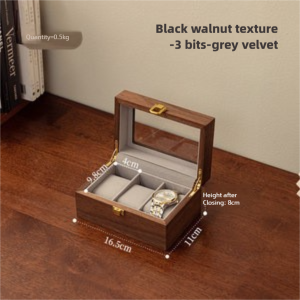 Watch storage box for home use, solid wood collection box for men and women to display watches, high-end and exquisite, a gift for men-Lovesyouforever