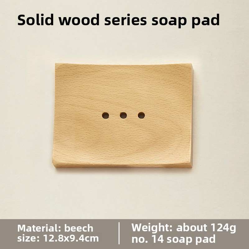 Exquisite beech and black walnut wood soap dish, handmade soap holder, Japanese-style draining double-layer wooden soap tray-Lovesyouforever