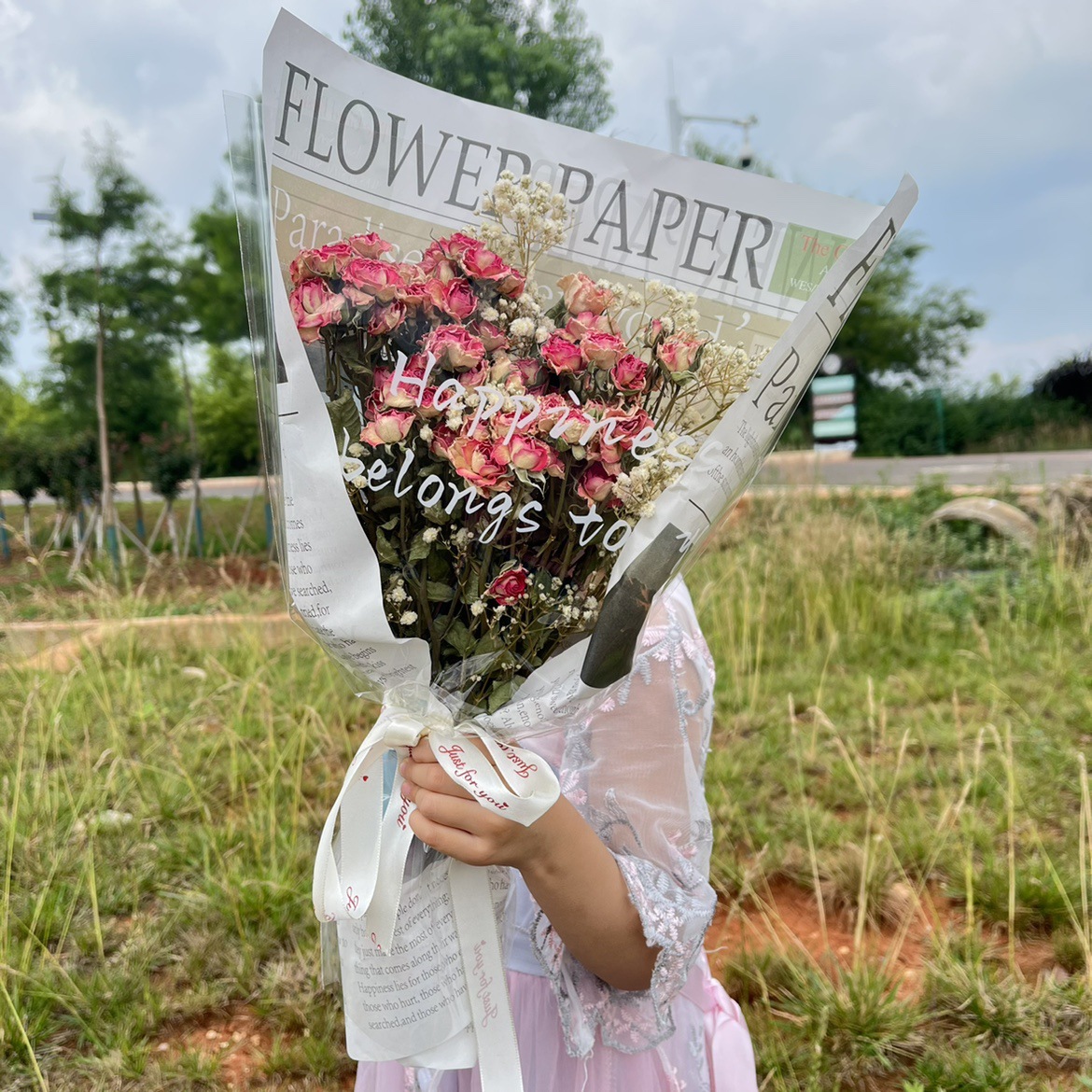 Direct shipment from the base: multi-head rose dried flower bouquet, daisy, teddy, sunflower, rose dried flowers, real flowers wholesale-Lovesyouforever