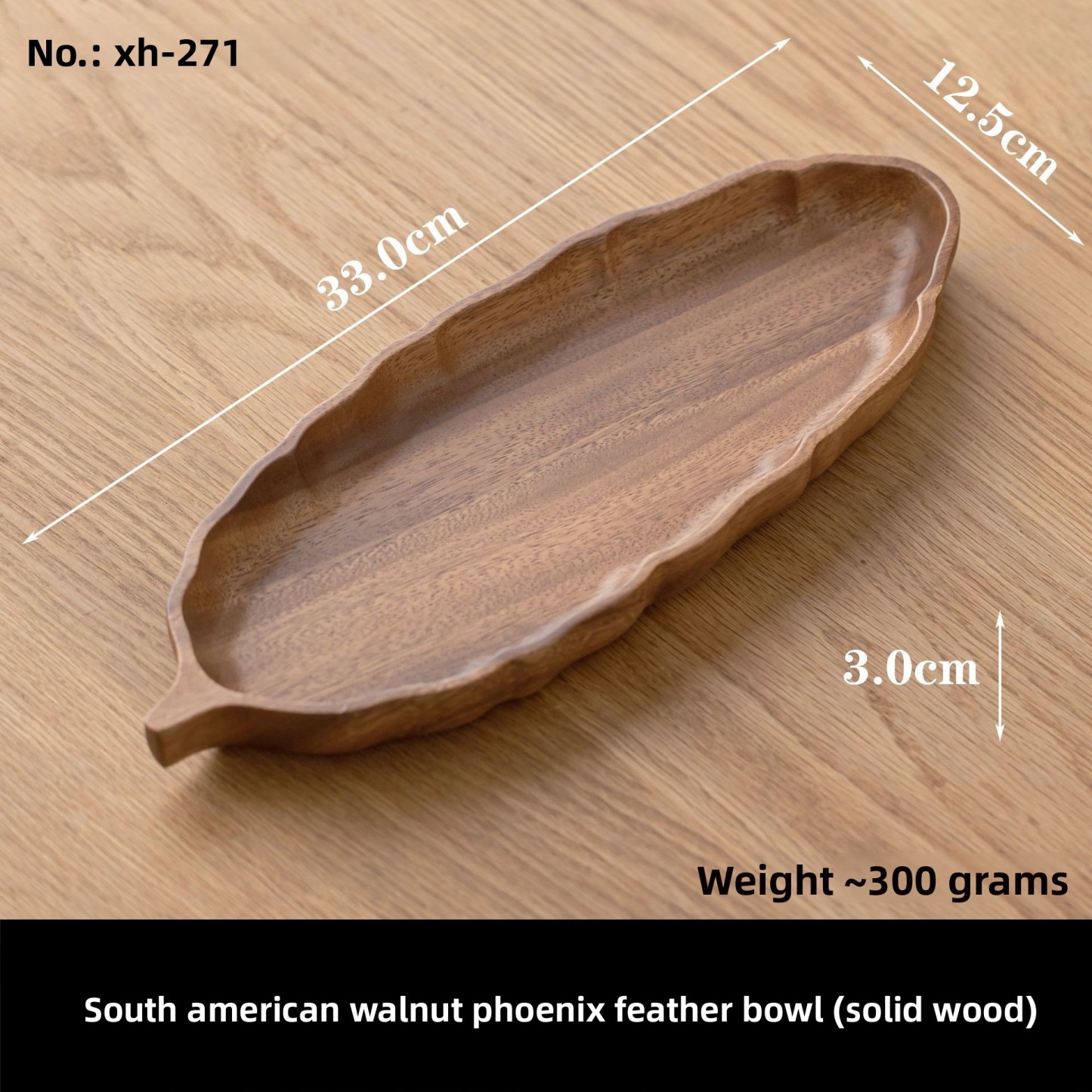 Solid wood Chinese-style home living room coffee table fruit tray for snacks and dried fruits, high-end luxury wooden dessert and fruit plate-Lovesyouforever