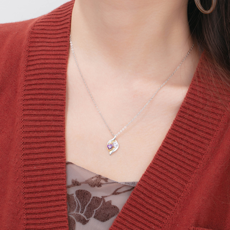 Birthstone necklace - gallery view 4
