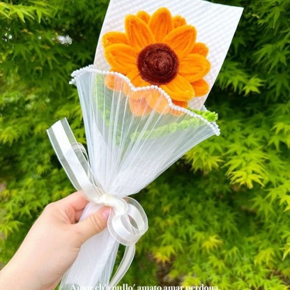 Sunflower bouquet made of twist sticks, handmade twist flowers, gift for teachers, Mother's Day, Valentine's Day, 520 Day, Teachers' Day-Lovesyouforever
