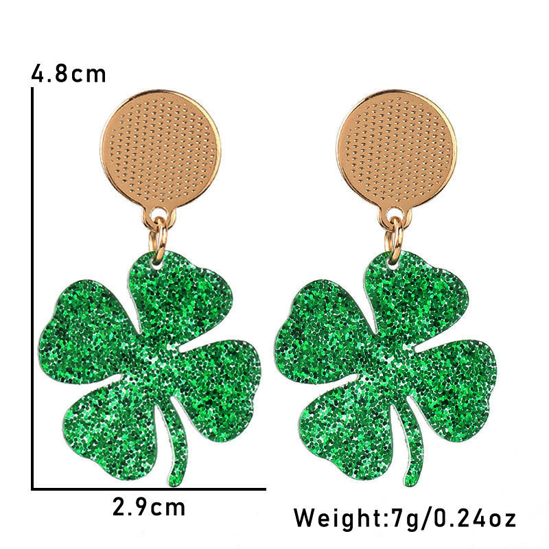 Clover Earrings Multiple Styles And Patterns For Woman-Lovesyouforever