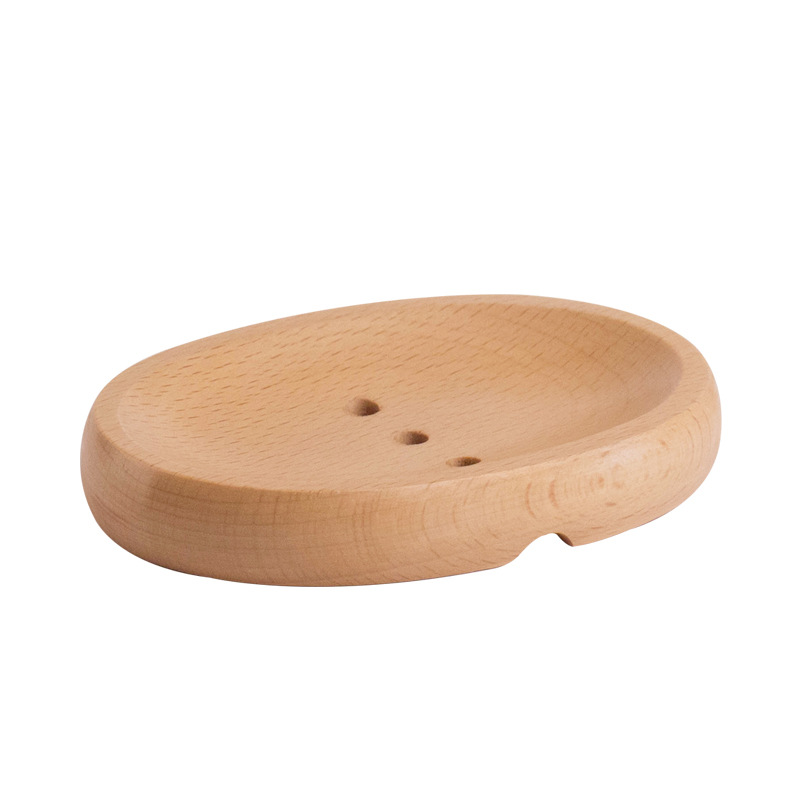 Exquisite beech and black walnut wood soap dish, handmade soap holder, Japanese-style draining double-layer wooden soap tray-Lovesyouforever