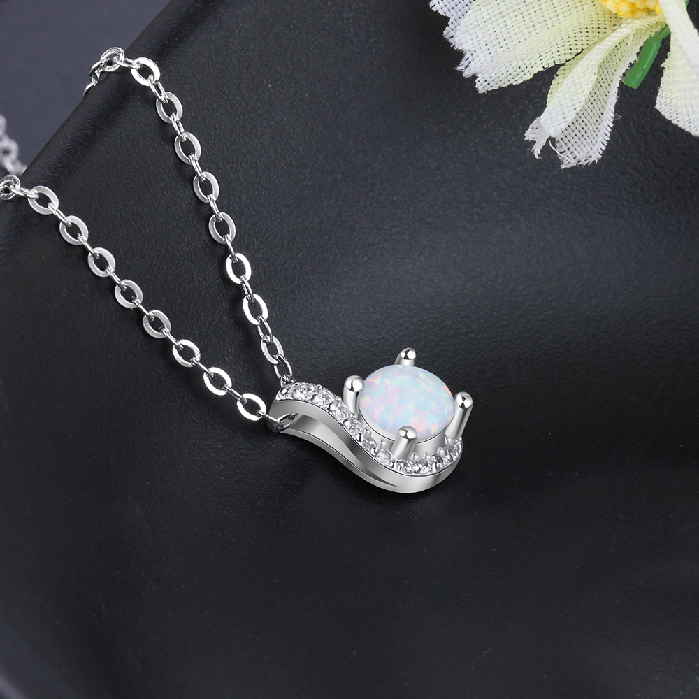 Opal Pendant Necklace for Women-Lovesyouforever