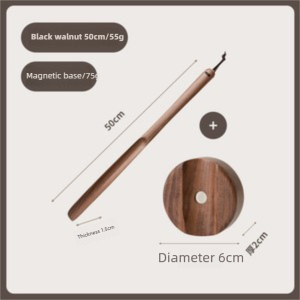 Walnut wood shoehorn, beech wood household shoe puller, shoe handle, shoe lifter, long-handled shoehorn, shoe lifter-Lovesyouforever
