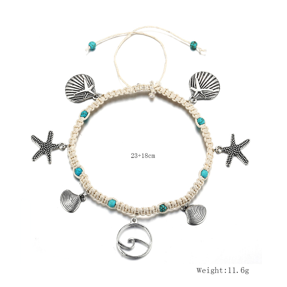 Bohemia braided Anklet Summer Beach Accessories-Lovesyouforever