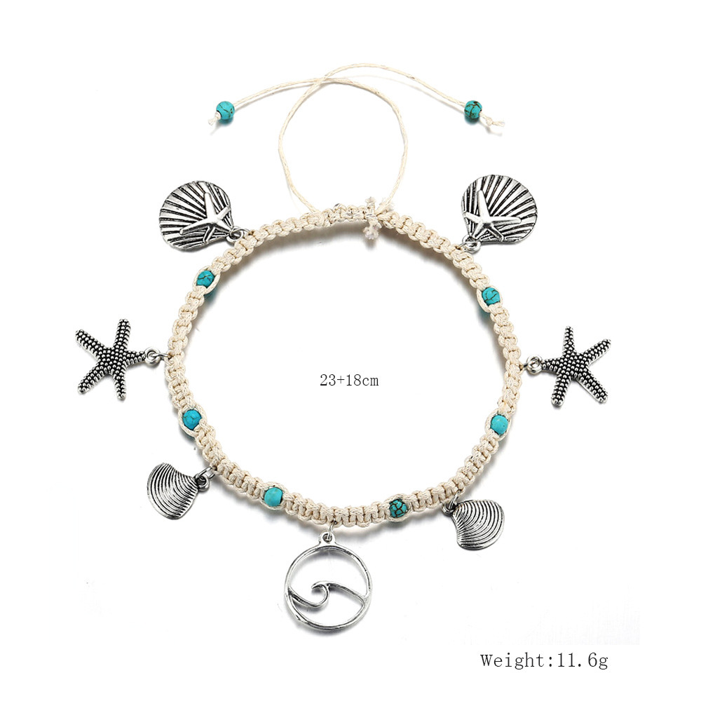 Bohemia braided Anklet Summer Beach Accessories-Lovesyouforever