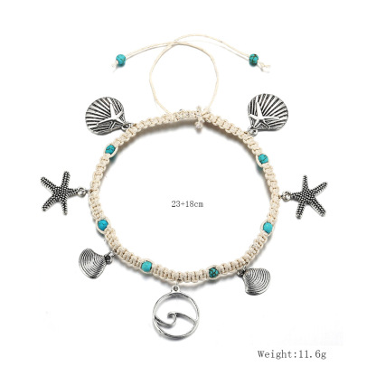 Bohemia braided Anklet Summer Beach Accessories-Lovesyouforever