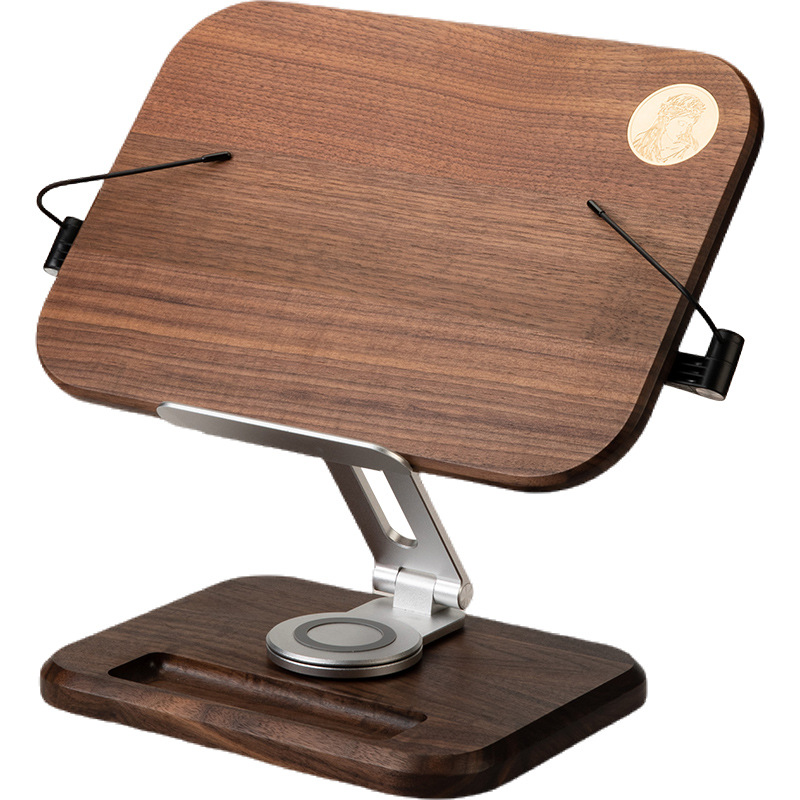 Solid wood reading stand, bookshelf, children's picture book desktop adjustable multi-functional reading support stand-Lovesyouforever