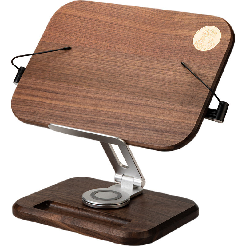 Solid wood reading stand, bookshelf, children's picture book desktop adjustable multi-functional reading support stand-Lovesyouforever