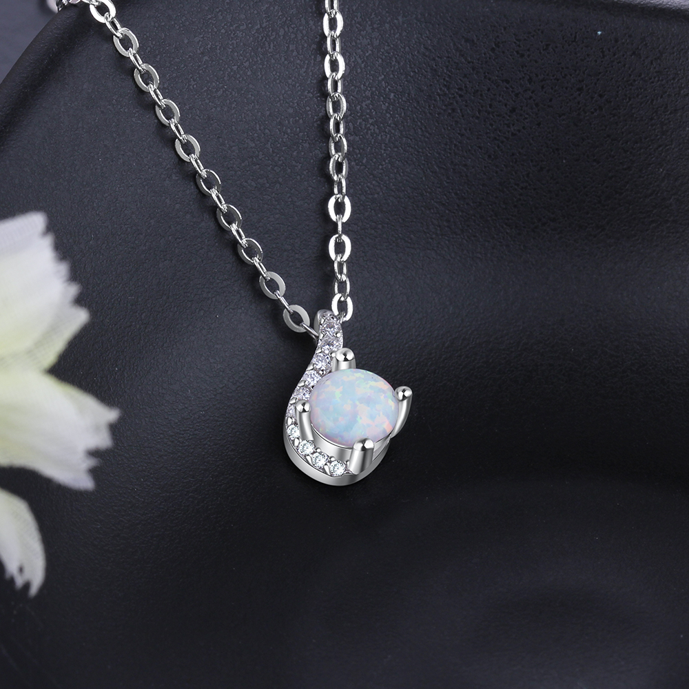 Opal Pendant Necklace for Women-Lovesyouforever