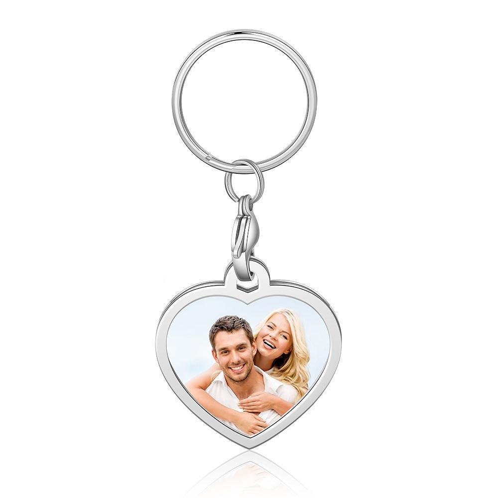 Personalized Photo Keychain BOYFRIEND Gift With Charm-Lovesyouforever