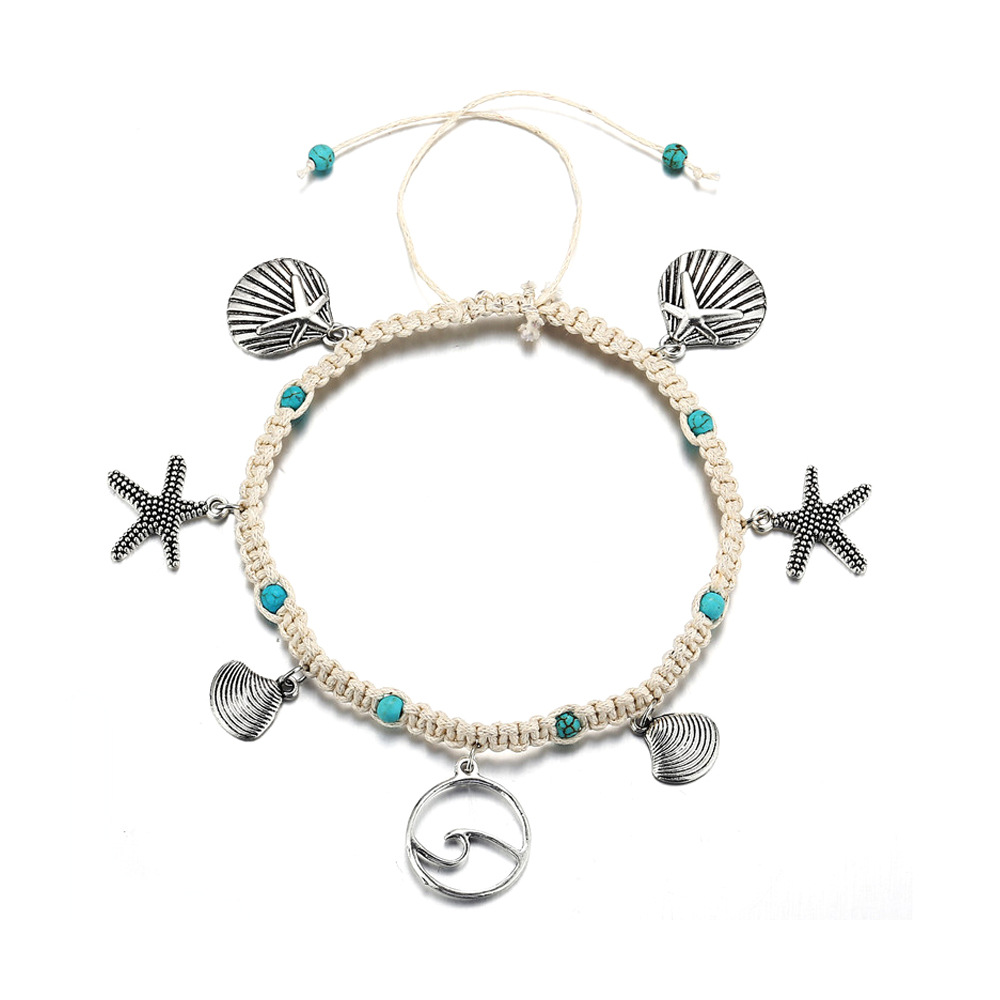 Bohemia braided Anklet Summer Beach Accessories-Lovesyouforever