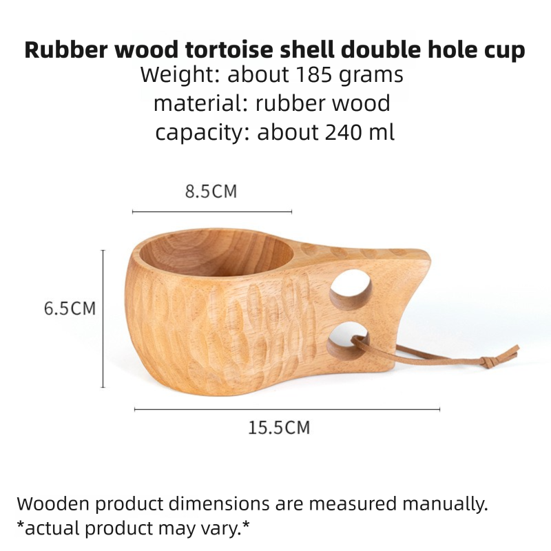DIY walnut wood milk cup, acacia wood salad cup, solid wood creative mug with handle, coffee cup-Lovesyouforever
