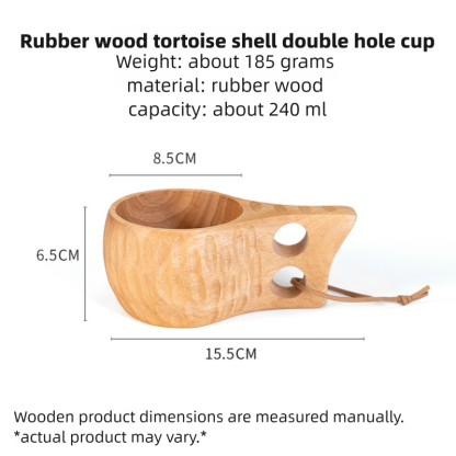 DIY walnut wood milk cup, acacia wood salad cup, solid wood creative mug with handle, coffee cup-Lovesyouforever