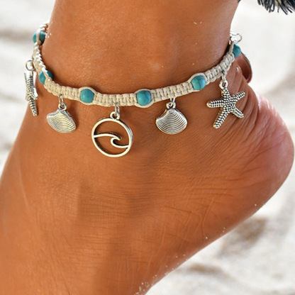 Bohemia braided Anklet Summer Beach Accessories-Lovesyouforever