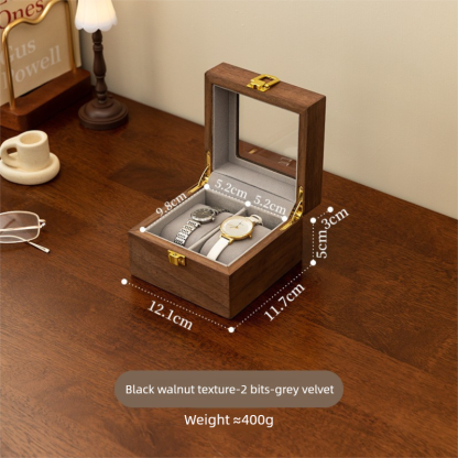 Watch storage box for home use, solid wood collection box for men and women to display watches, high-end and exquisite, a gift for men-Lovesyouforever