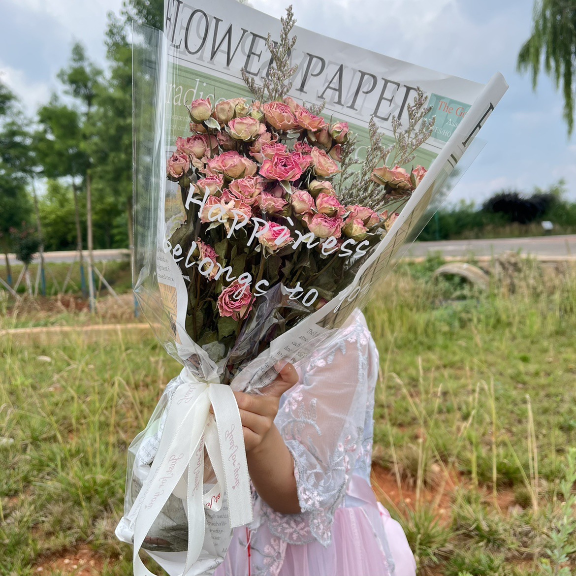 Direct shipment from the base: multi-head rose dried flower bouquet, daisy, teddy, sunflower, rose dried flowers, real flowers wholesale-Lovesyouforever