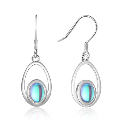Water Drop Moonstone Earings for Women-Lovesyouforever
